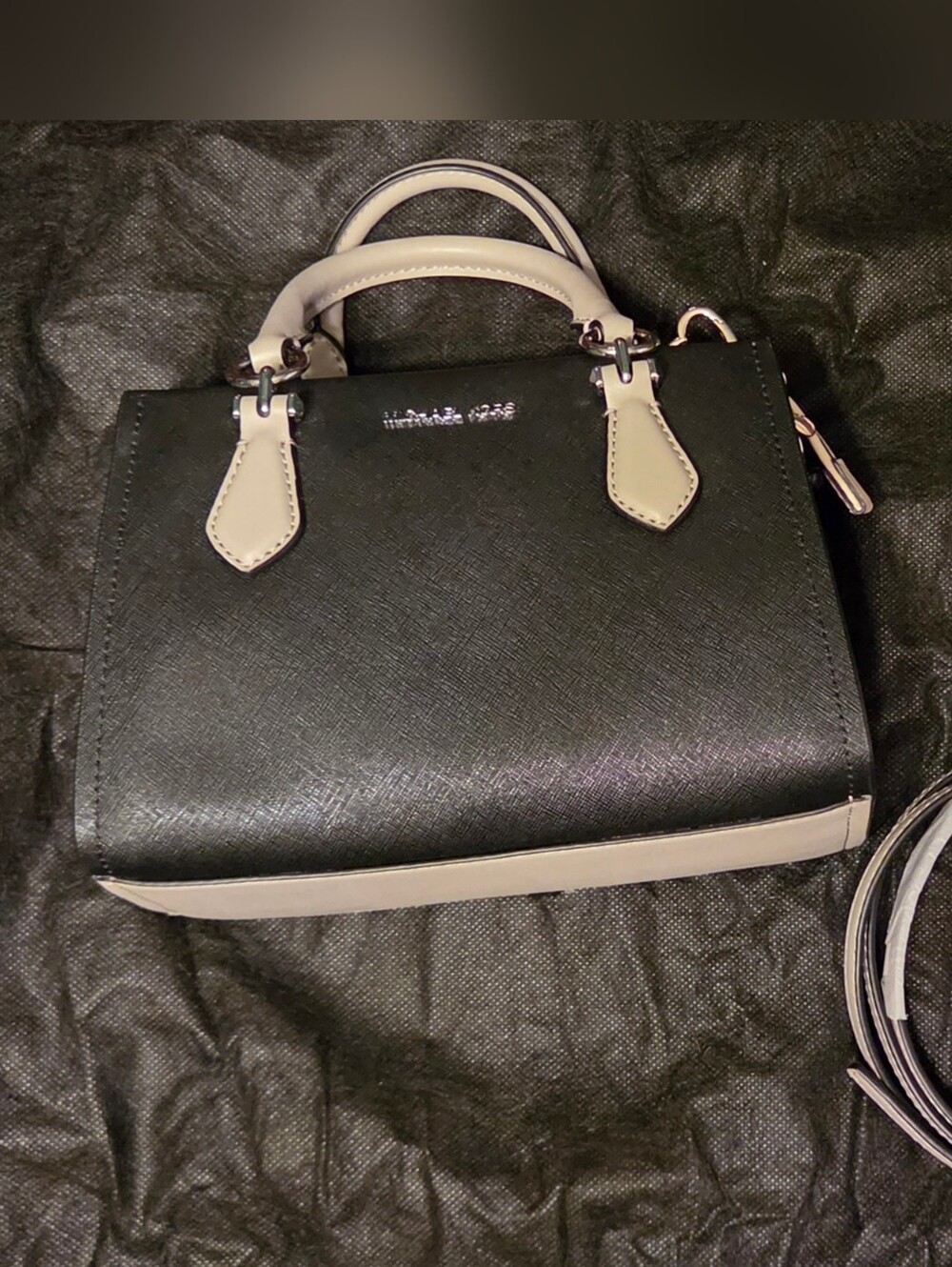 Michael Kors Black and Gray Women's Bag